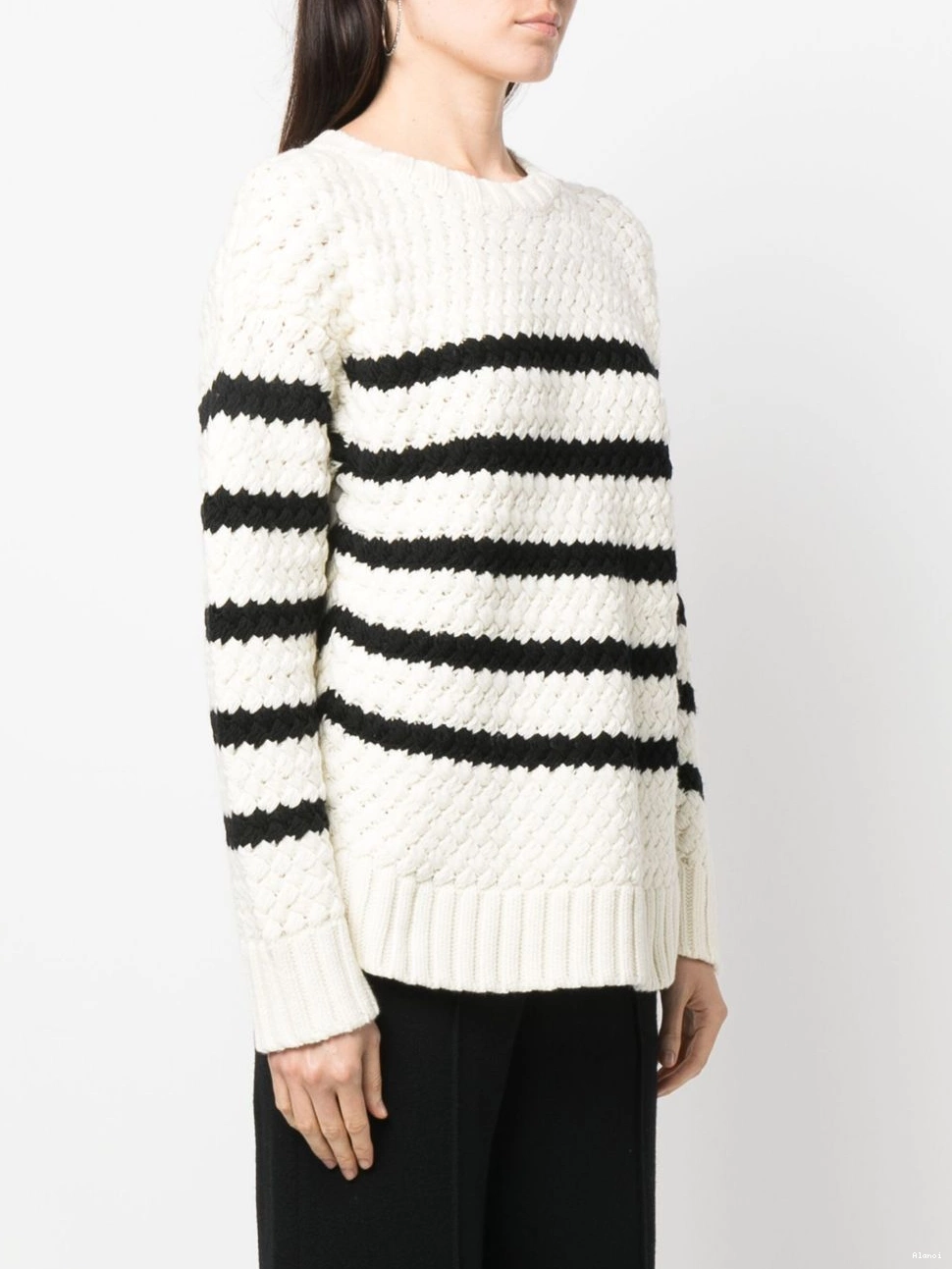 Affordable jumper Alanui Mariner wool The striped Women 0627